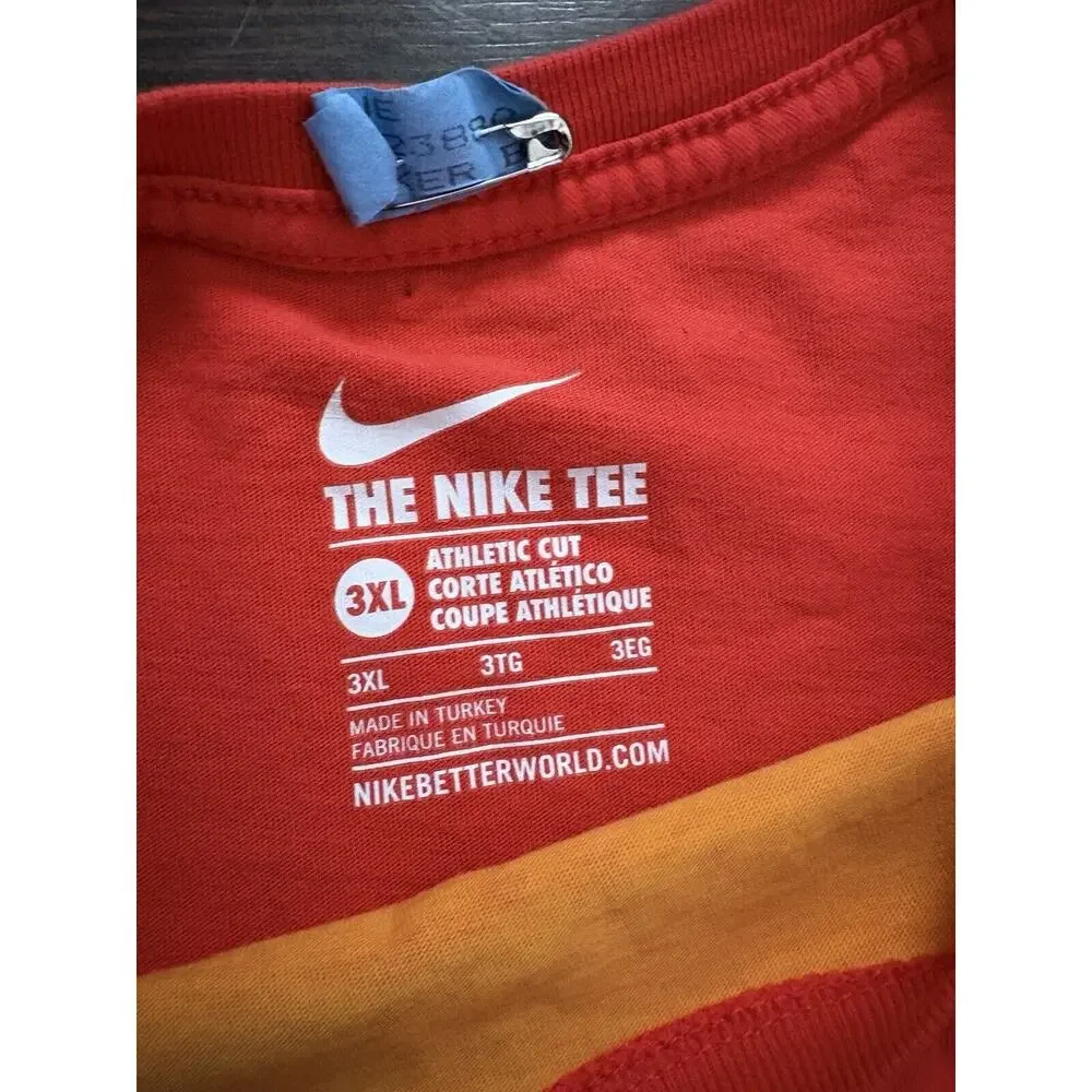 Rare Nike Lebron James T-Shirt Men's Witness Print Athletic Cut Crew Neck XXXL